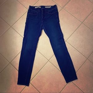 High Wasted Dark Denim Jean